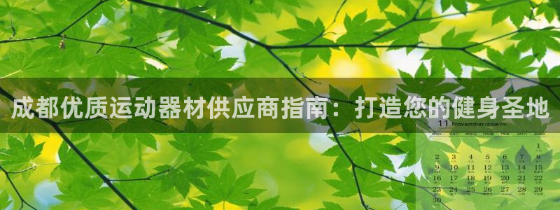 意昂3集团官网首页网址：成都优质运动器材供应商指南：