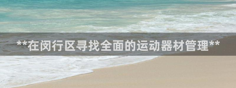 意昂平台体育：**在闵行区寻找全面的运动器材管理**
