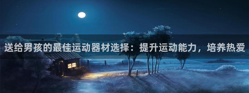 意昂3集团E.ON：送给男孩的最佳运动器材选择：提升